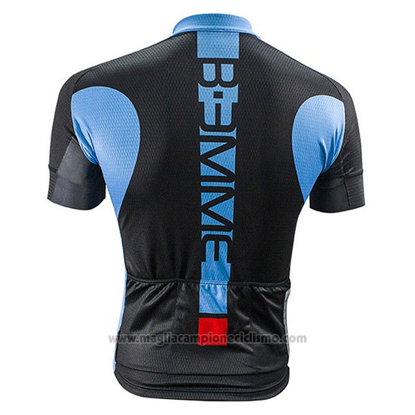 2017 Abbigliamento Ciclismo Biemme Poison Blu Manica Corta e Salopette